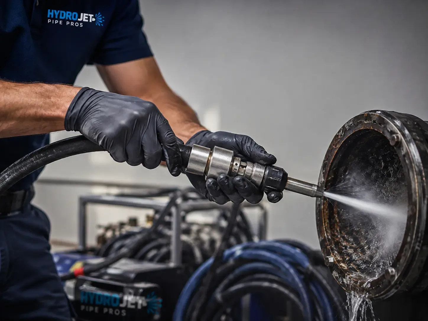 Hydro Jet Pipe Descaling in Mineral, WA